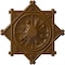 Ekena Millwork Antilles Ceiling Medallion (Fits Canopies up to 6"), Hand-Painted Smokey Topaz, 38 1/4"OD x 1 1/2"P CM38ANSTF - alternate 1
